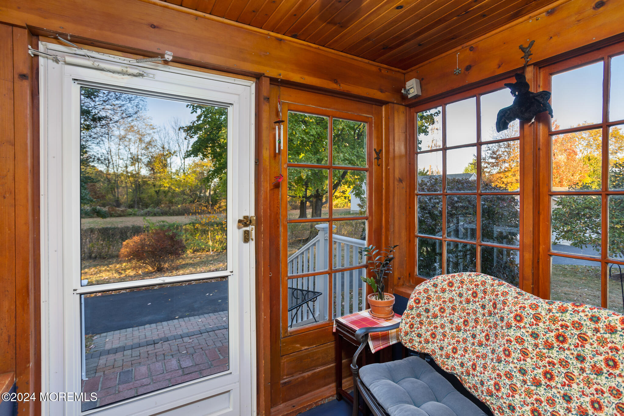 2149 Jacksonville Jobstown Road Jobstown, NJ 08041 - Photo 23 of 48 a balcony with furniture and front door