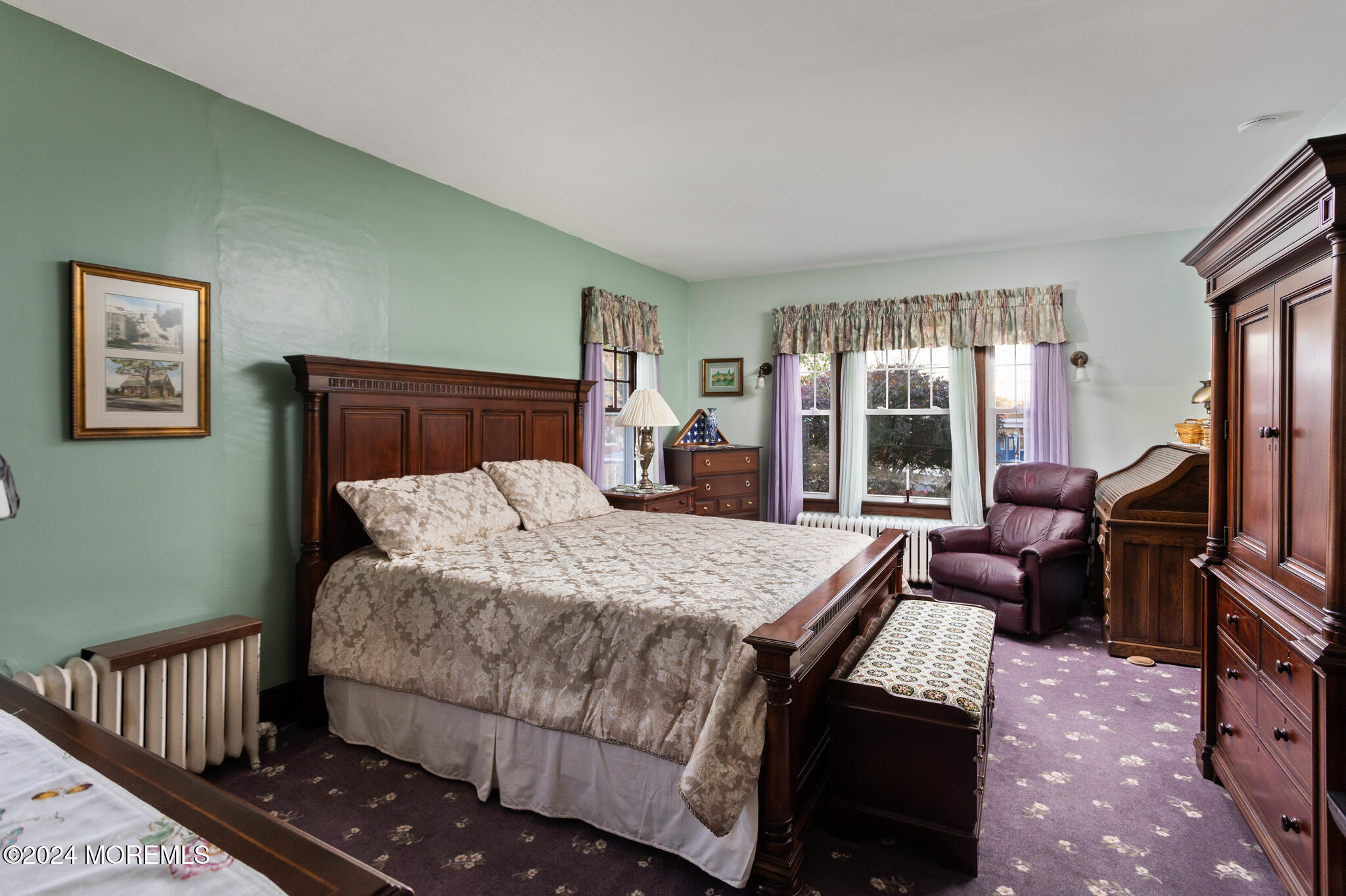 2149 Jacksonville Jobstown Road Jobstown, NJ 08041 - Photo 24 of 48 a bedroom with a bed couch and a window
