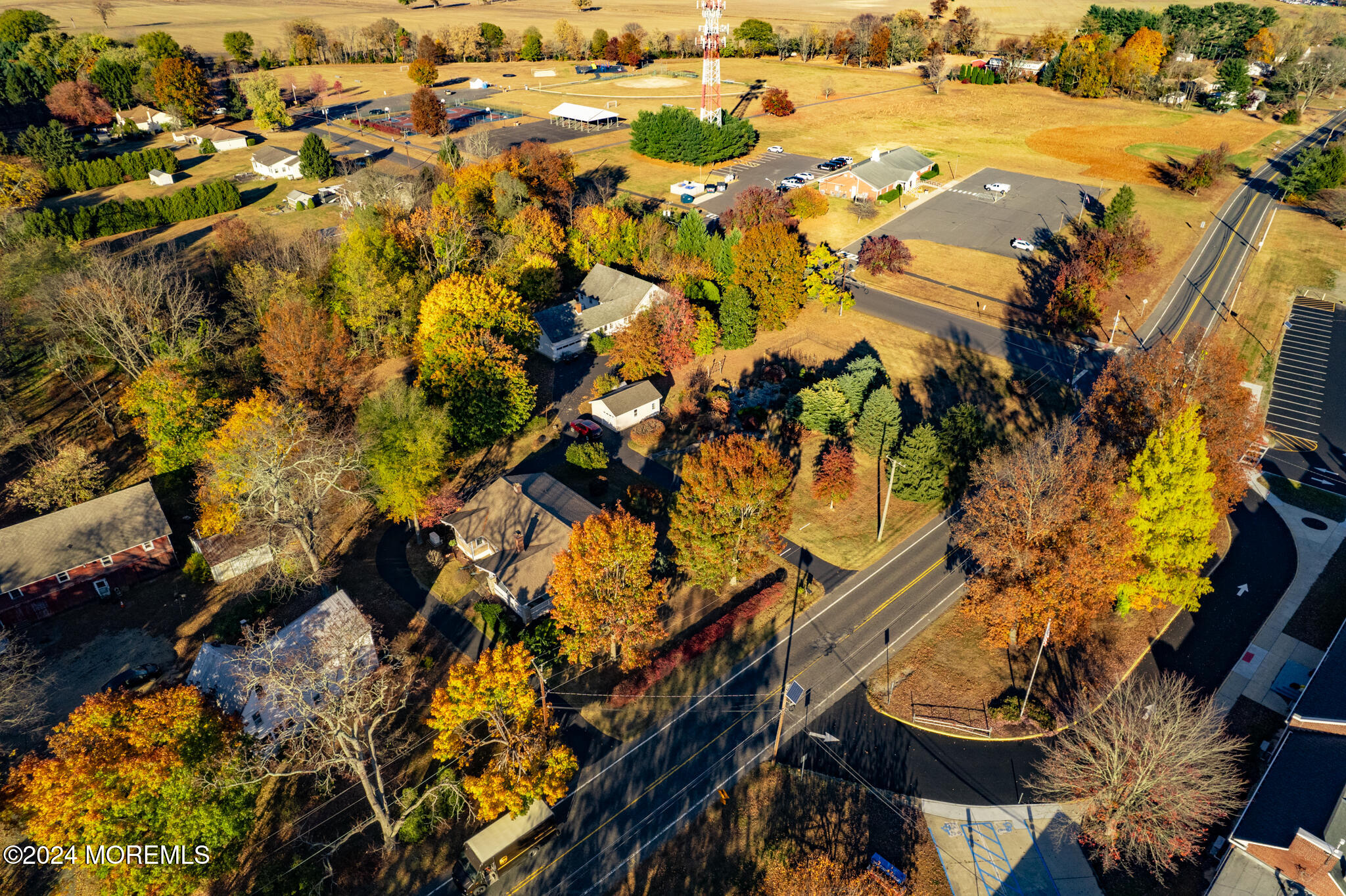 2149 Jacksonville Jobstown Road Jobstown, NJ 08041 - Photo 42 of 48 an aerial view of residential houses with outdoor space