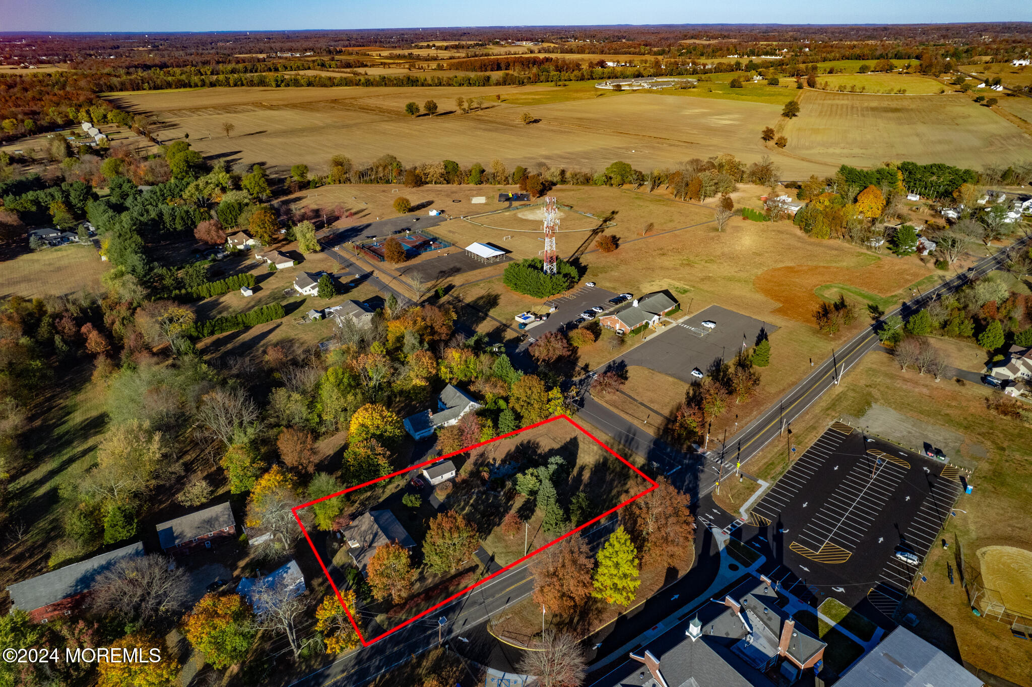2149 Jacksonville Jobstown Road Jobstown, NJ 08041 - Photo 45 of 48 an aerial view of residential houses with outdoor space