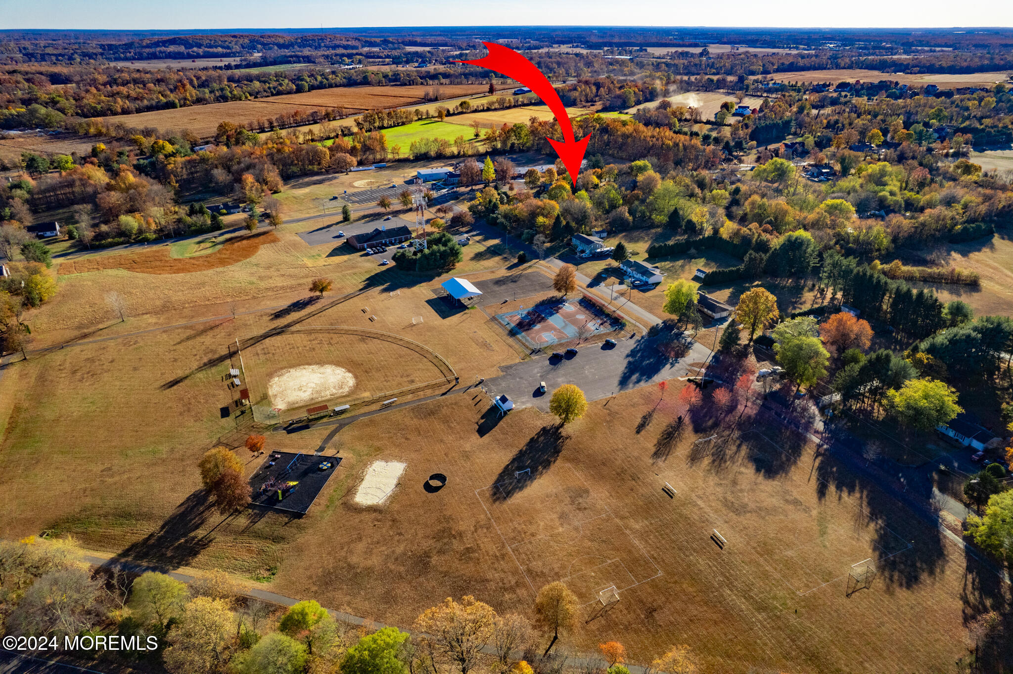 2149 Jacksonville Jobstown Road Jobstown, NJ 08041 - Photo 46 of 48 an aerial view of multiple house