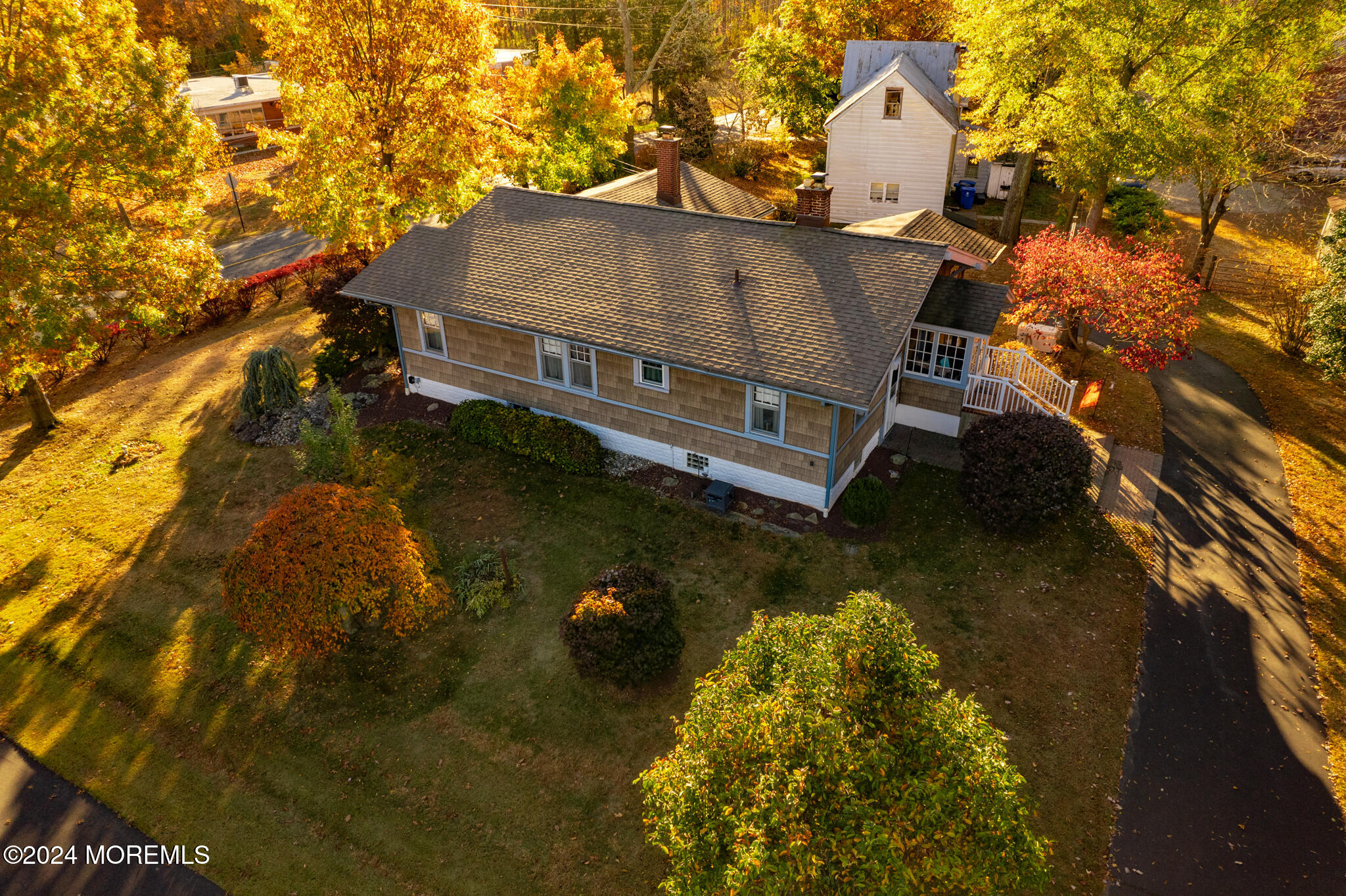 2149 Jacksonville Jobstown Road Jobstown, NJ 08041 - Photo 9 of 48 a aerial view of a house with a yard