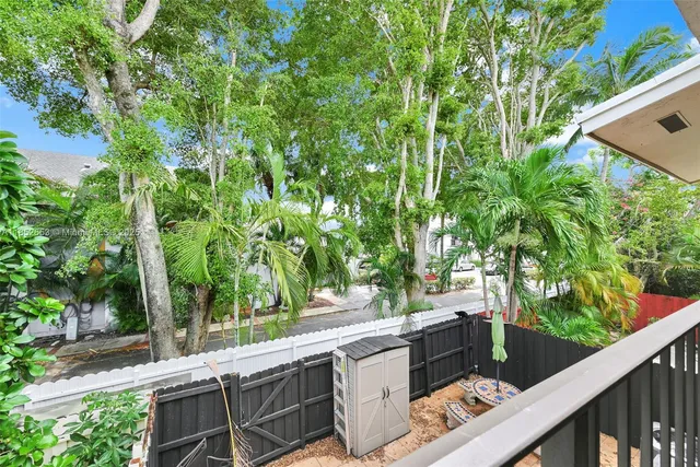 a view of outdoor space deck and backyard