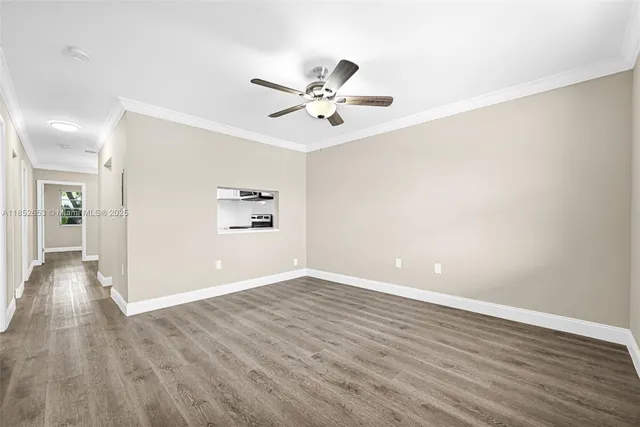 wooden floor in an empty room