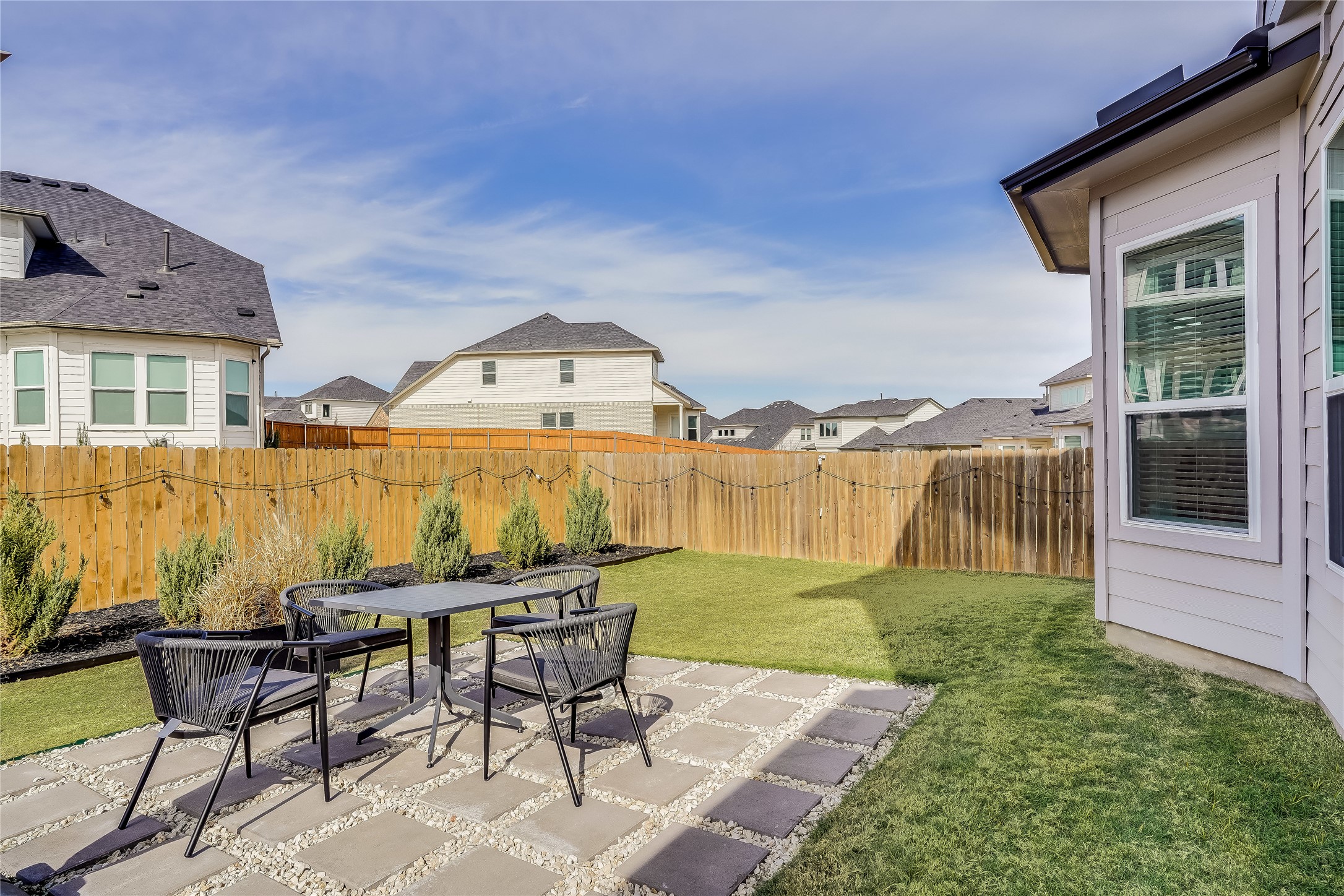 4701 Sea Salt Drive Austin, TX 78747 - Photo 29 of 29 a view of a terrace with chair and table