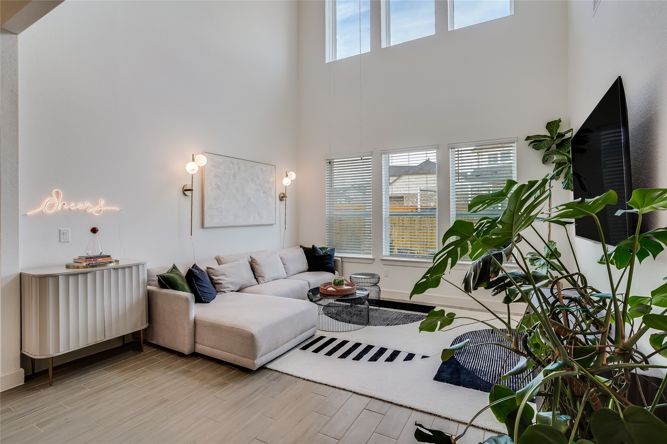 4701 Sea Salt Drive Austin, TX 78747 - Photo 5 of 29 a living room with furniture and a potted plant