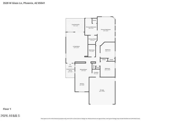 $1,990 | 3528 West Glass Lane, Phoenix, AZ 85041