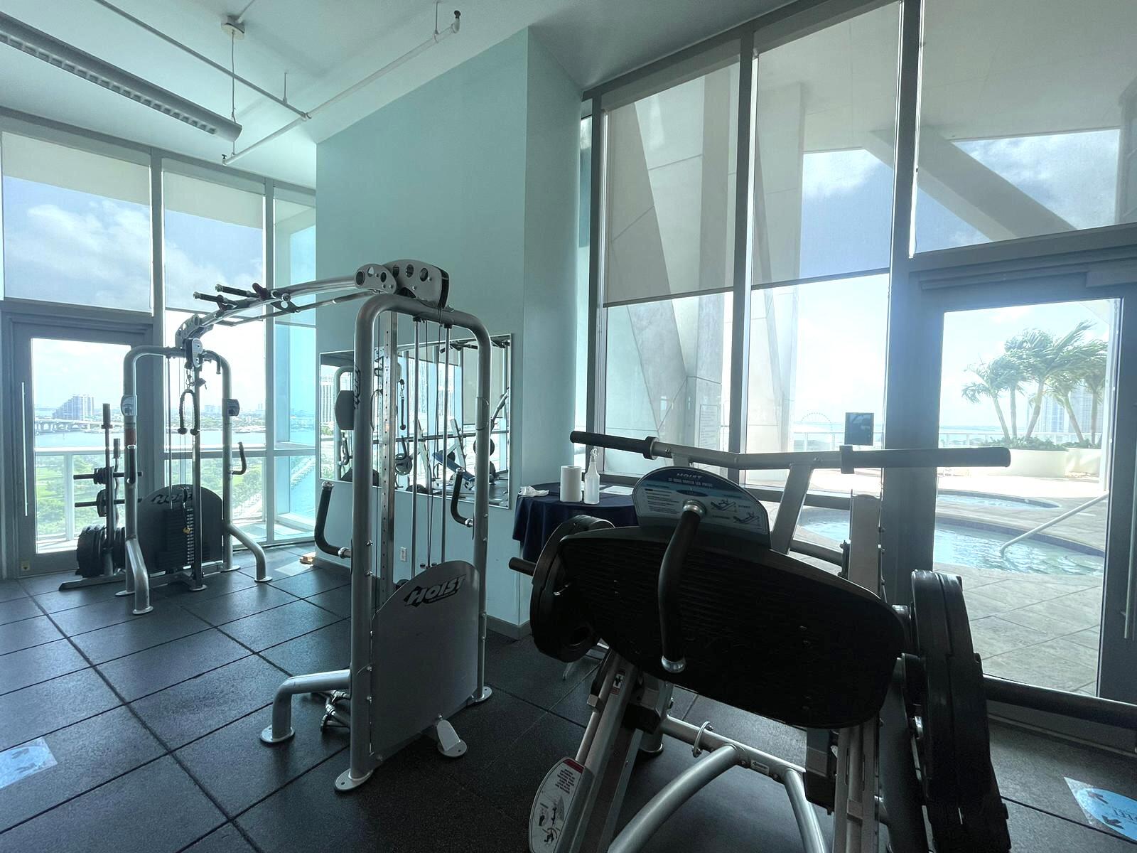 888 Biscayne Boulevard, Unit 811 Miami, FL 33132 - Photo 17 of 33 a view of a dining room with furniture window and outside view
