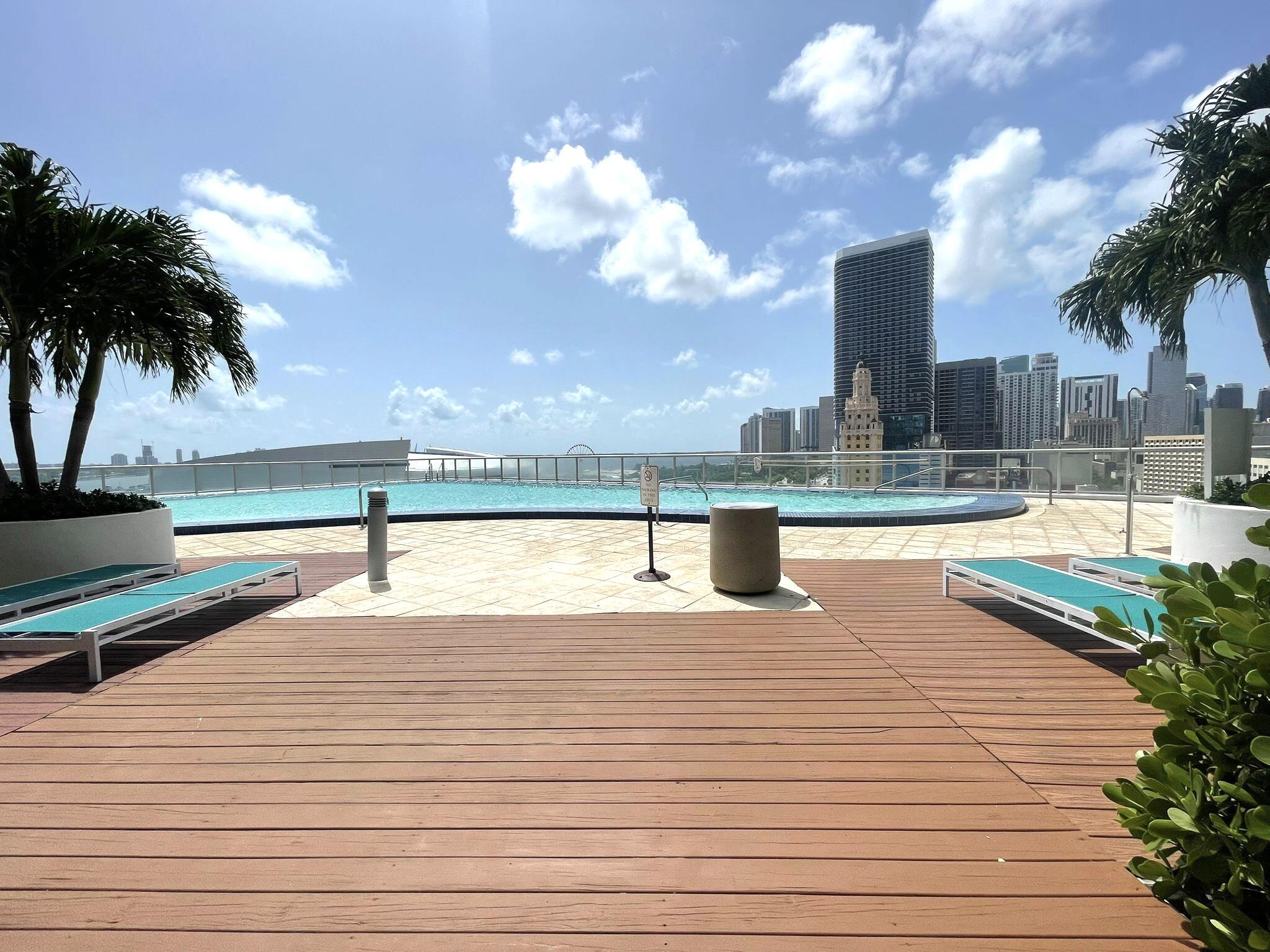 888 Biscayne Boulevard, Unit 811 Miami, FL 33132 - Photo 23 of 33 a view of outdoor space with swimming pool