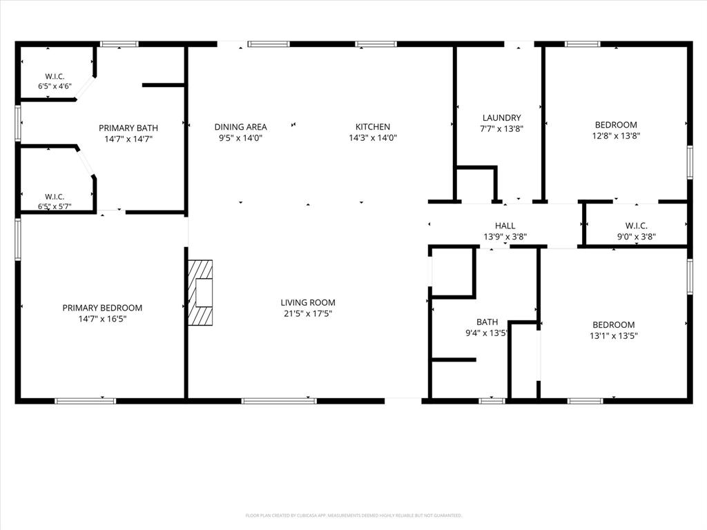 1623 3 Skillet Road Springtown, TX 76082 - Photo 40 of 40 Floor plan. It is missing the garages, workshops and sunroom.