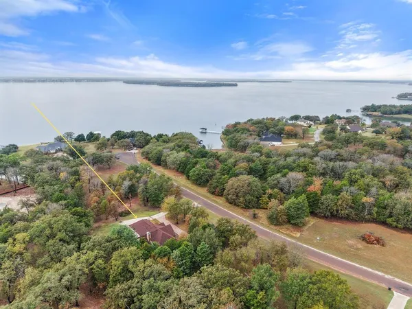a view of a lake from a balcony