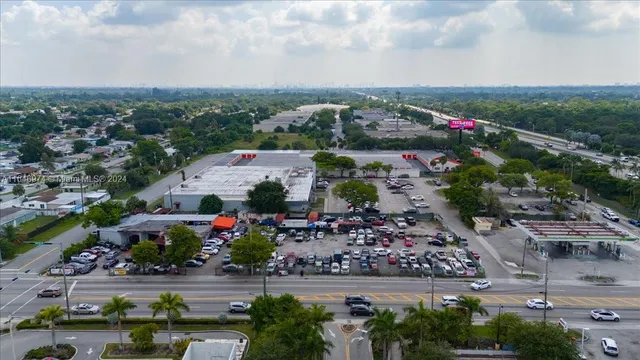 a view of a city and mountains