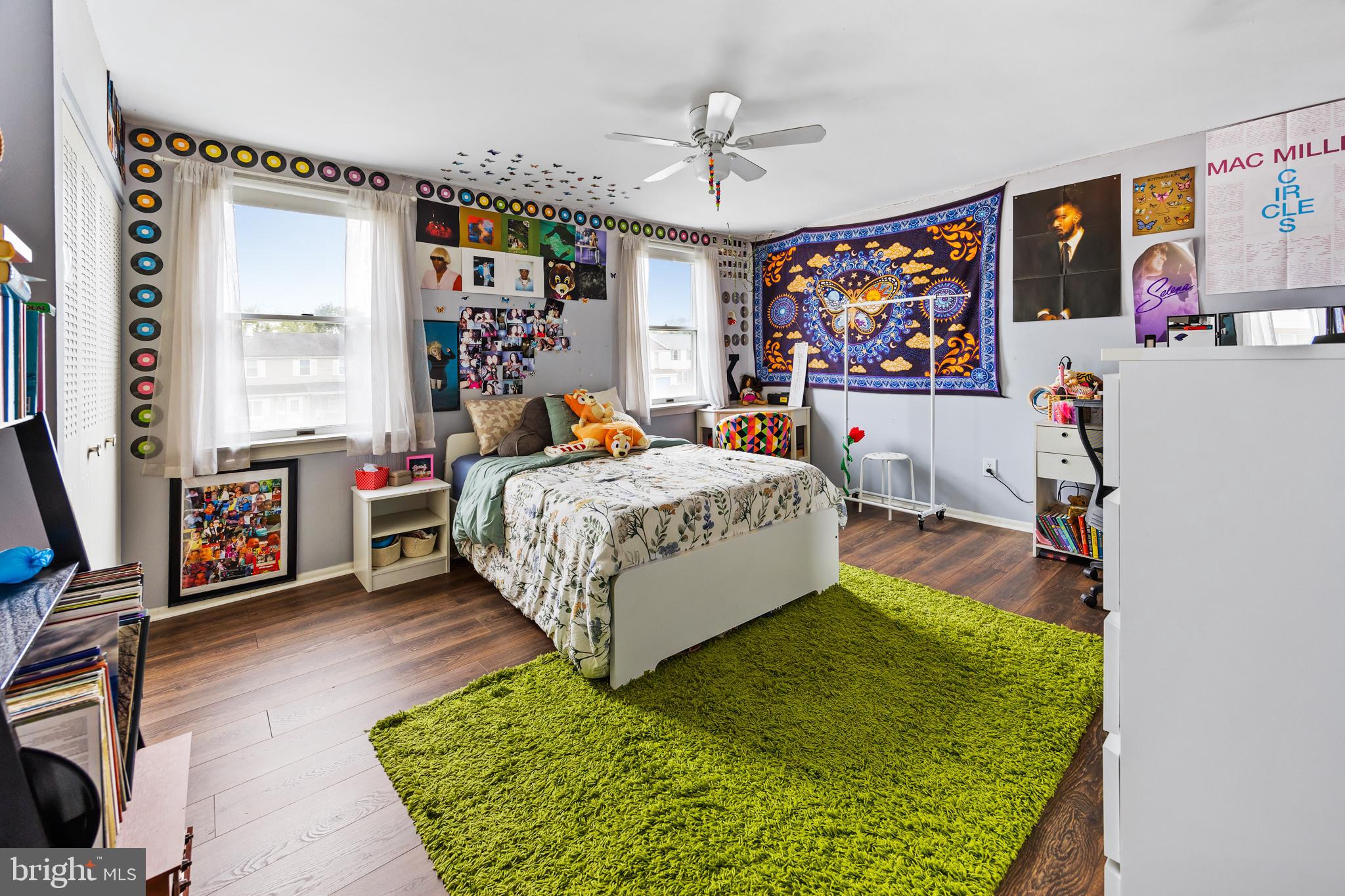 1715 Willow Place Clementon, NJ 08021 - Photo 22 of 37 a bed room with a bed window and a flat screen tv