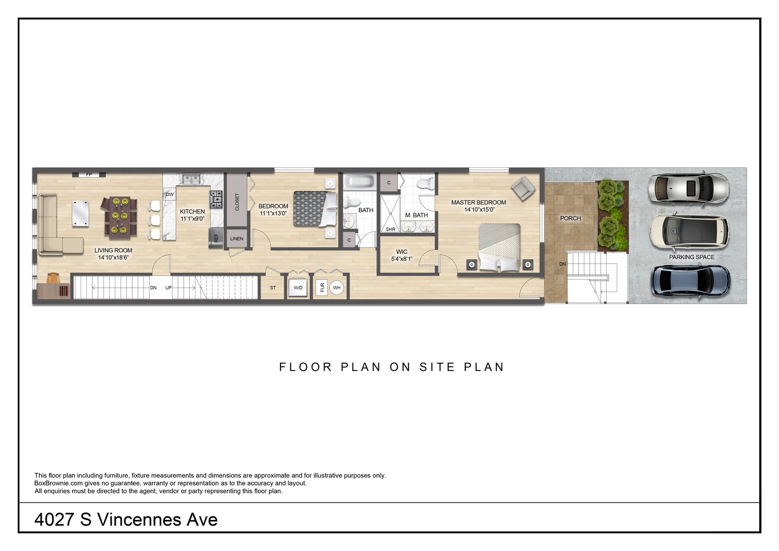 4027 South Vincennes Avenue, Unit 2 Chicago, IL 60653 - Photo 18 of 19 a picture of a bench in a white building
