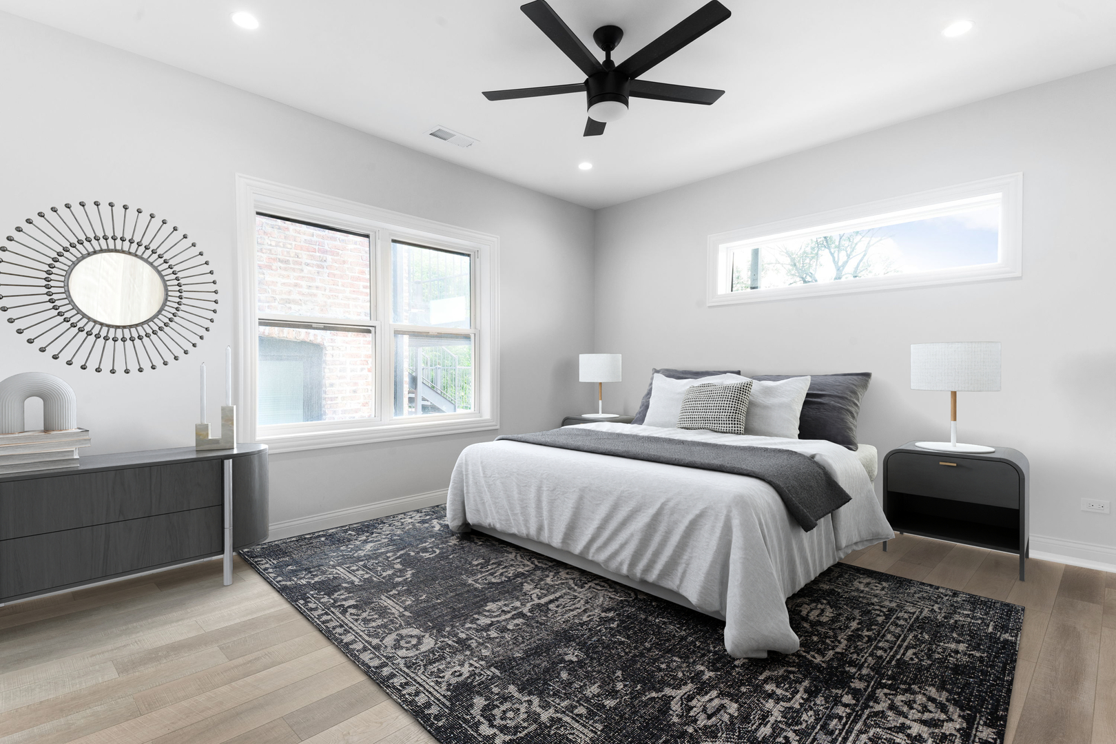 4027 South Vincennes Avenue, Unit 2 Chicago, IL 60653 - Photo 8 of 19 a bedroom with a bed and a window