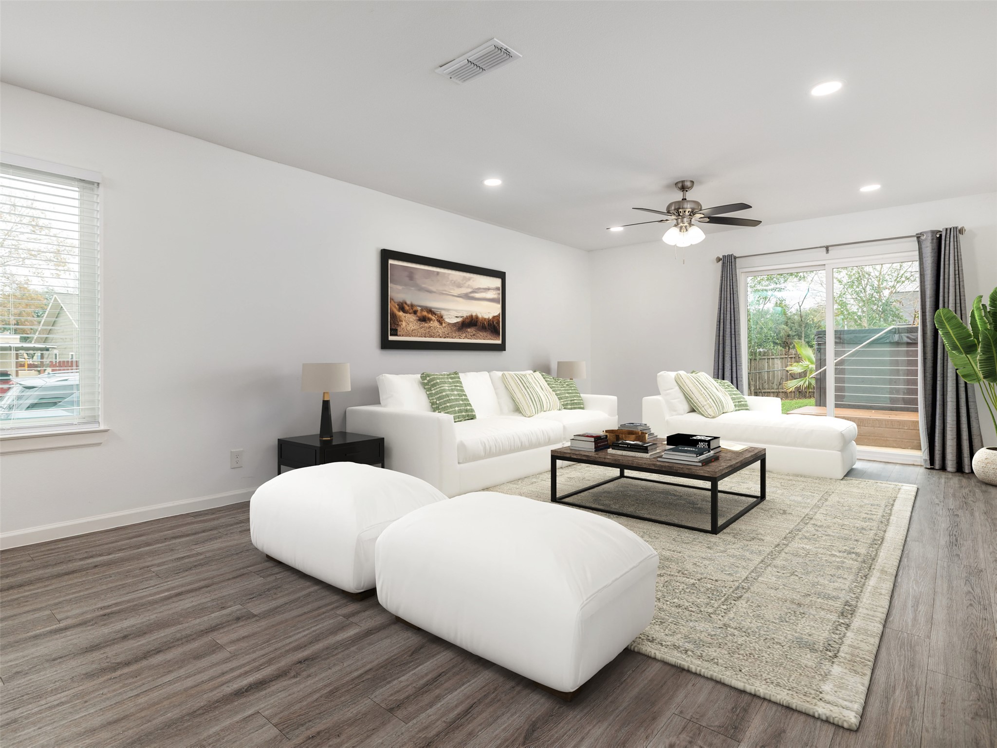 711 Buckingham Place Austin, TX 78745 - Photo 12 of 25 Virtually staged living room