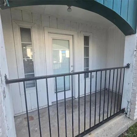 a view of a balcony