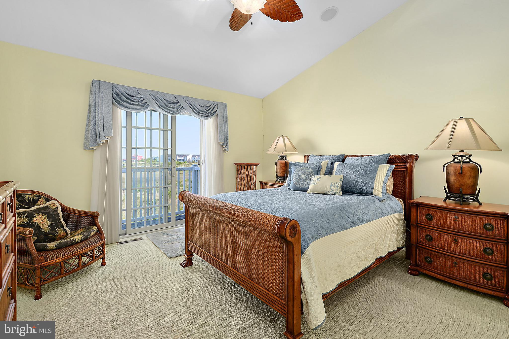 10050 Golf Course Road, Unit 27 Ocean City, MD 21842 - Photo 18 of 43 master bedroom on the bay with private deck