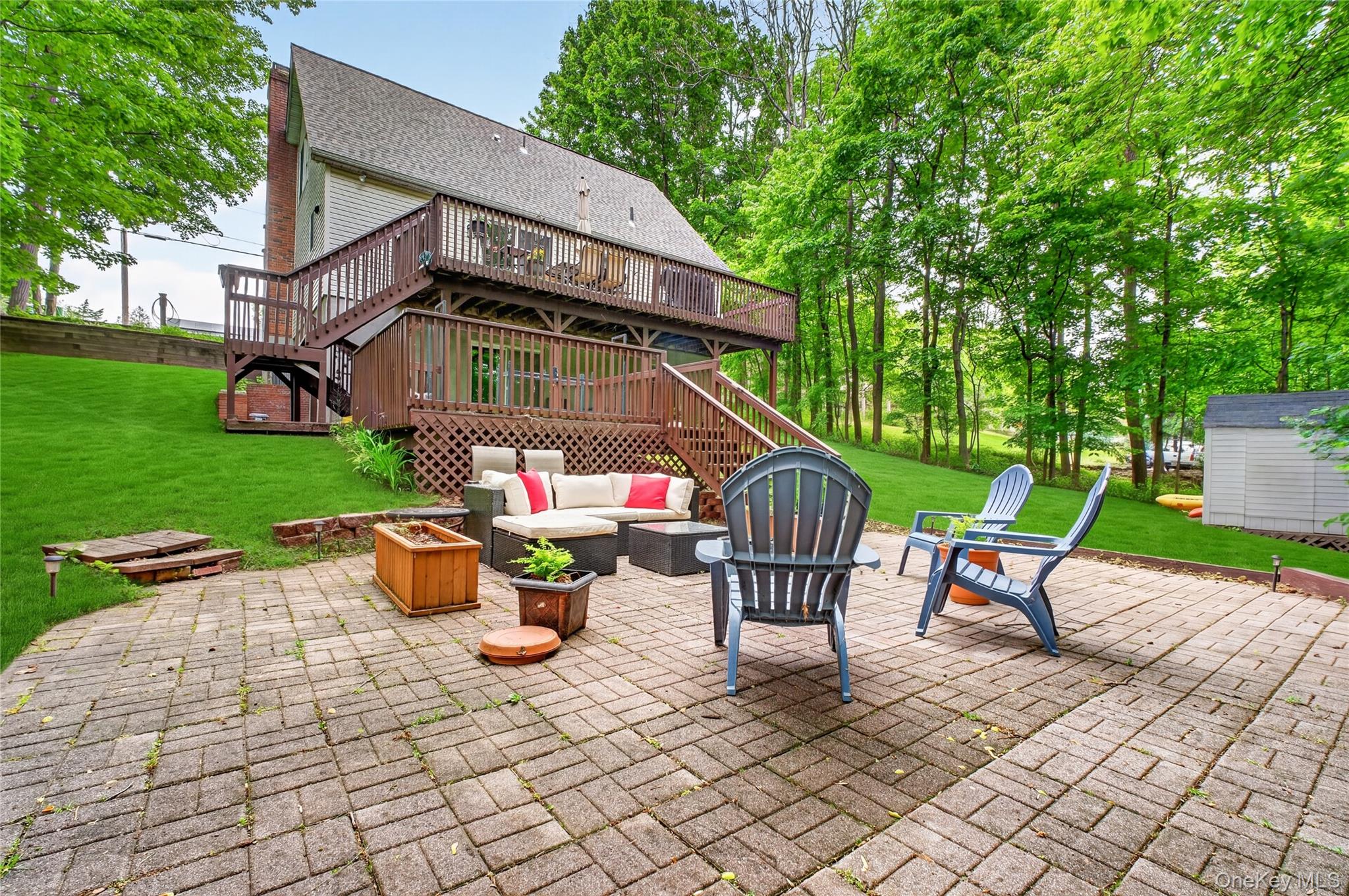 127 Belvedere Road Beacon, NY 12508 - Photo 31 of 37 a view of a chair and table in backyard