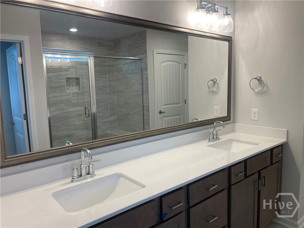 185 Champlain Drive Pooler, GA 31322 - Photo 16 of 26 Double Quartz Vanity in Primary