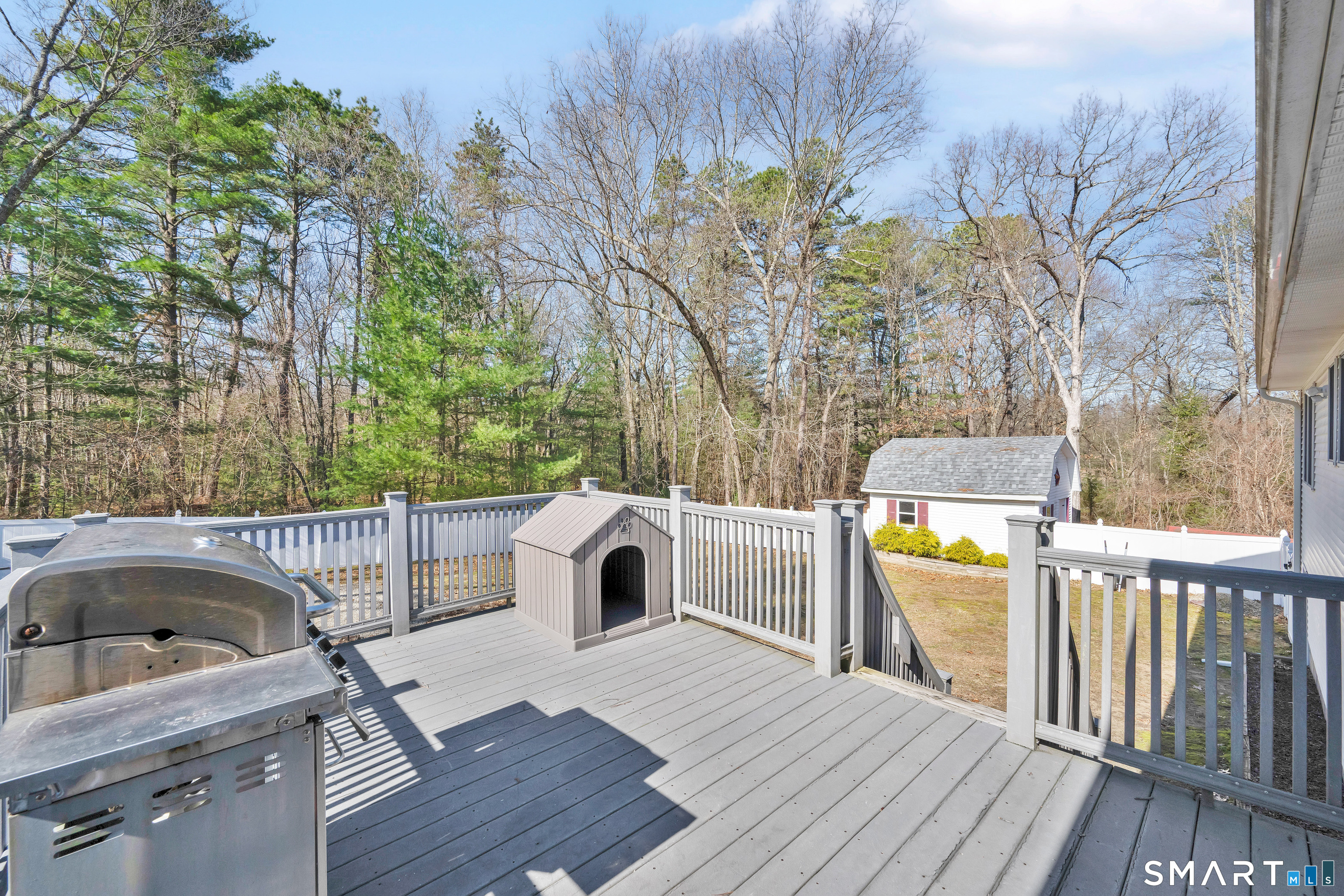 357 North Maple Street Enfield, CT 06082 - Photo 33 of 37 a balcony with furniture and wooden floor