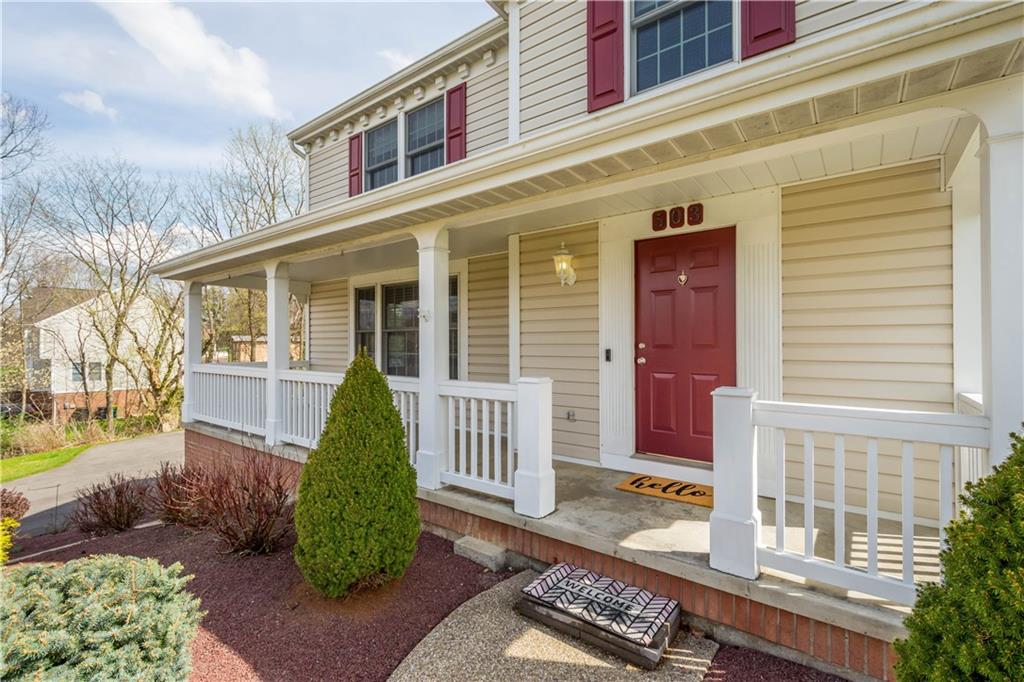 503 West McMurray Road Canonsburg, PA 15317 - Photo 3 of 40 INVITING FRONT PORCH WELCOMES GUESTS AND IS A PERFECT PLACE TO RELAX.