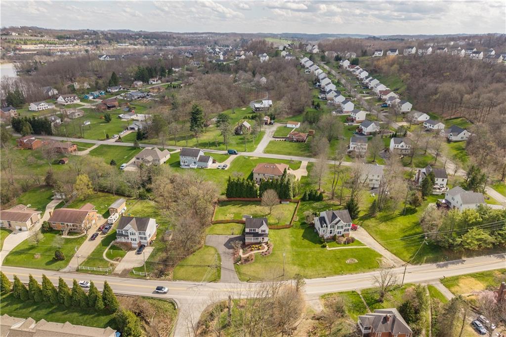 503 West McMurray Road Canonsburg, PA 15317 - Photo 38 of 40 AERIAL VIEW NESTLED IN THE WOODRIDGE MEADOWS NEIGHBORHOOD.