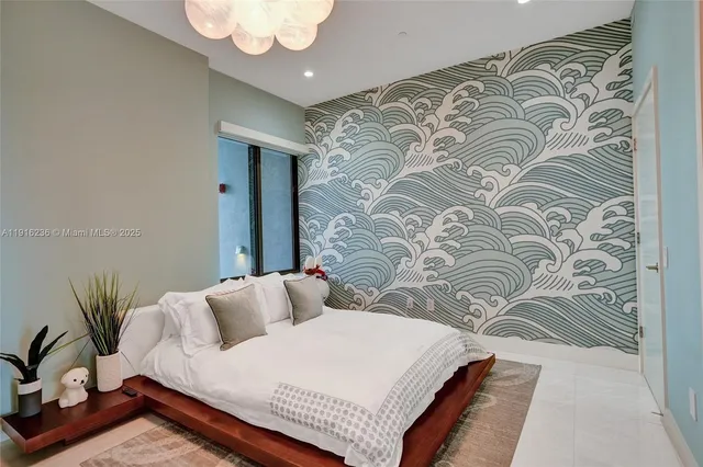 a view of a living room with furniture