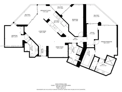 a picture of floor plan