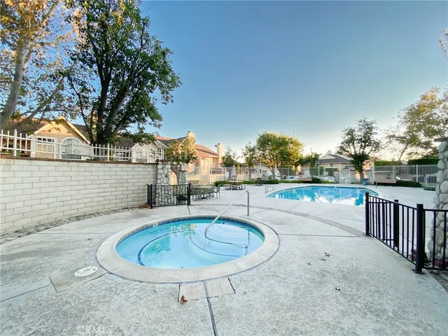 a view of outdoor space with garden