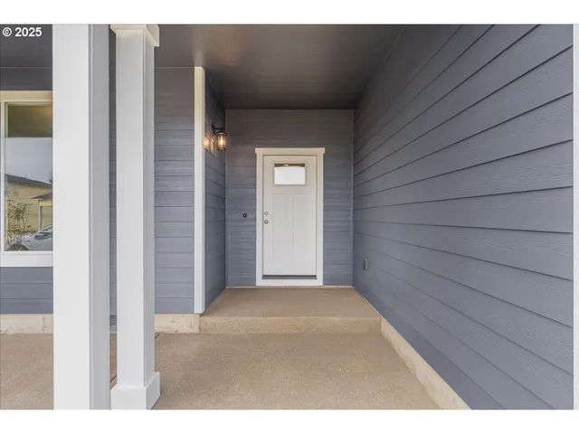 a view of front door