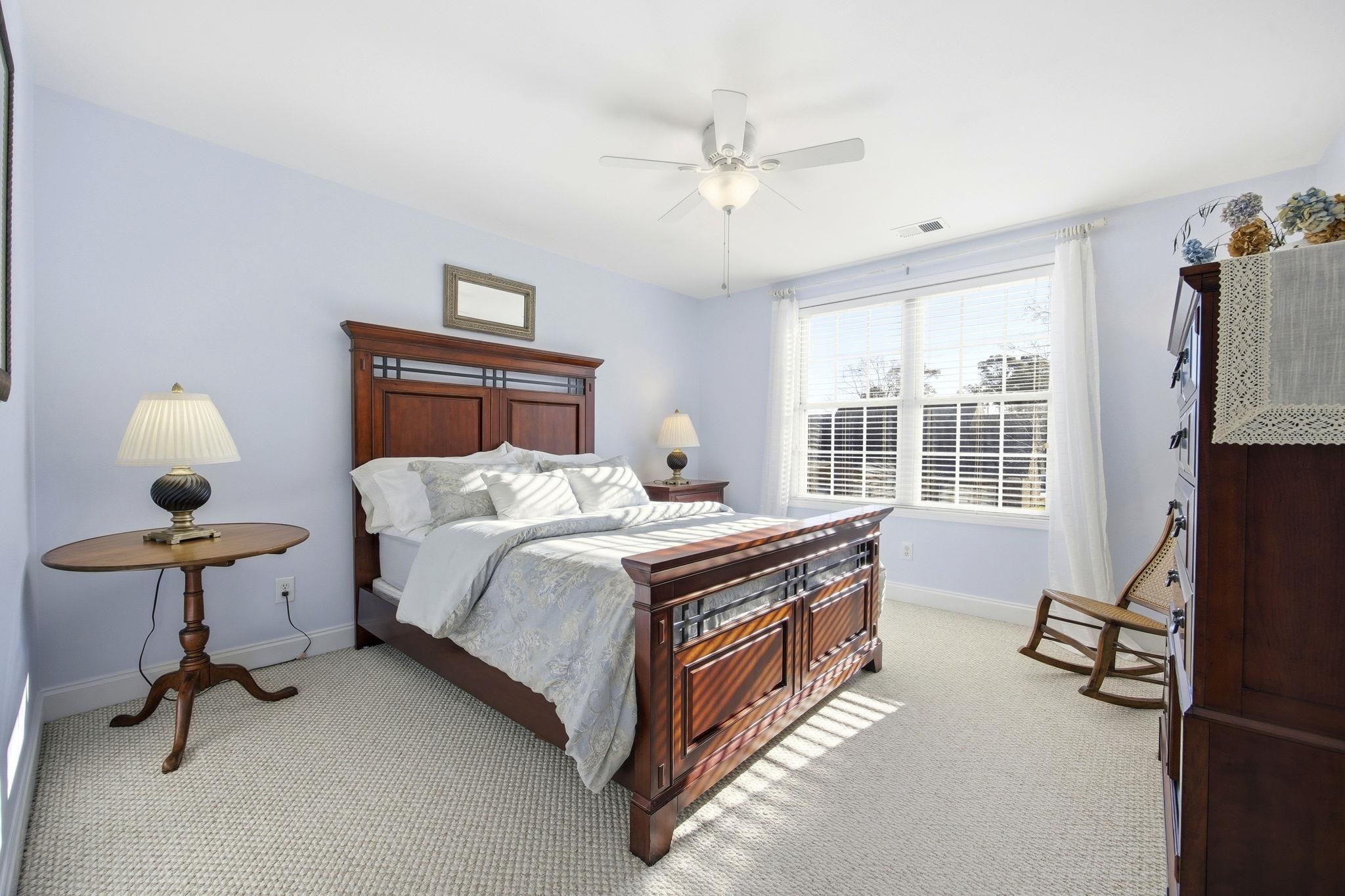 1301 Regent Terrace North Surfside Beach, SC 29575 - Photo 25 of 40 Bedroom featuring light colored carpet and ceiling fan