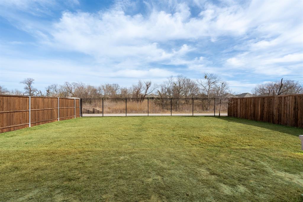 224 Wakefield Road Fate, TX 75189 - Photo 25 of 30 a view of a backyard