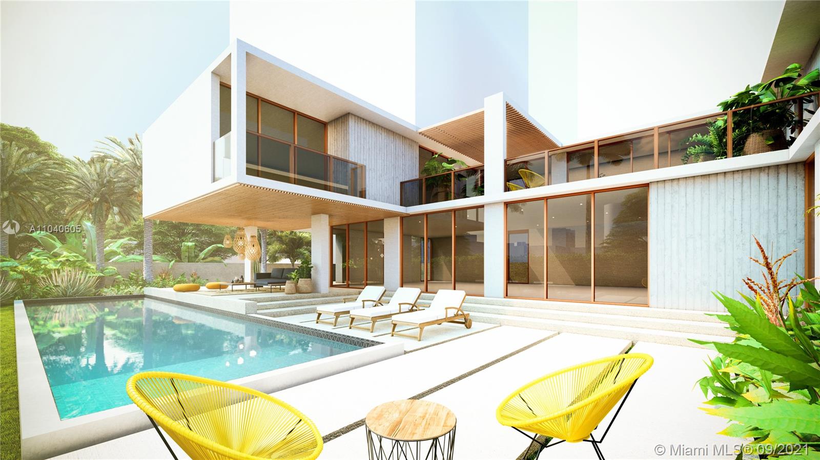 252 Southwest 20th Road Miami, FL 33129 - Photo 5 of 8 a swimming pool with outdoor seating and yard