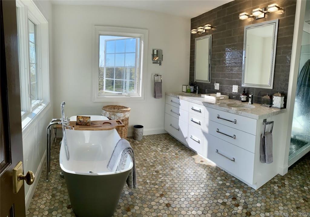 220 Painter Hill Road Roxbury, CT 06783 - Photo 25 of 40 Primary Bath, also includes Walk In shawer and Toto toilet