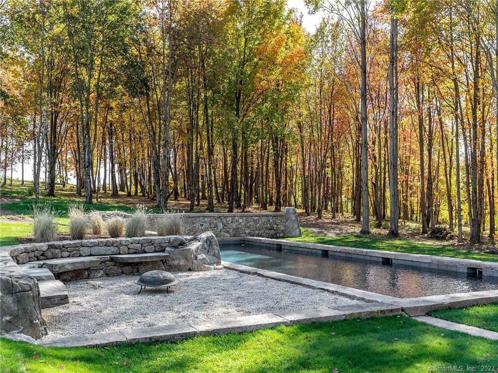 220 Painter Hill Road Roxbury, CT 06783 - Photo 33 of 40 New Gunite Heated Pool with wifi controls, lounging ledge and swim lane