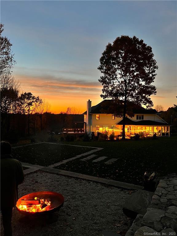 220 Painter Hill Road Roxbury, CT 06783 - Photo 37 of 40 Sunsets from Pool Area