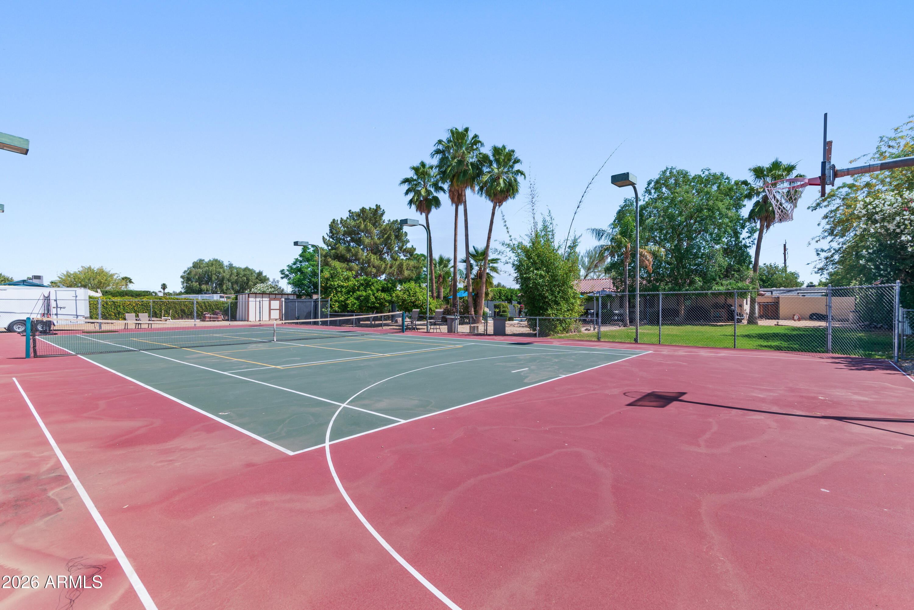 19216 North 29th Street Phoenix, AZ 85050 - Photo 32 of 42 Recently Refinished Sport Court