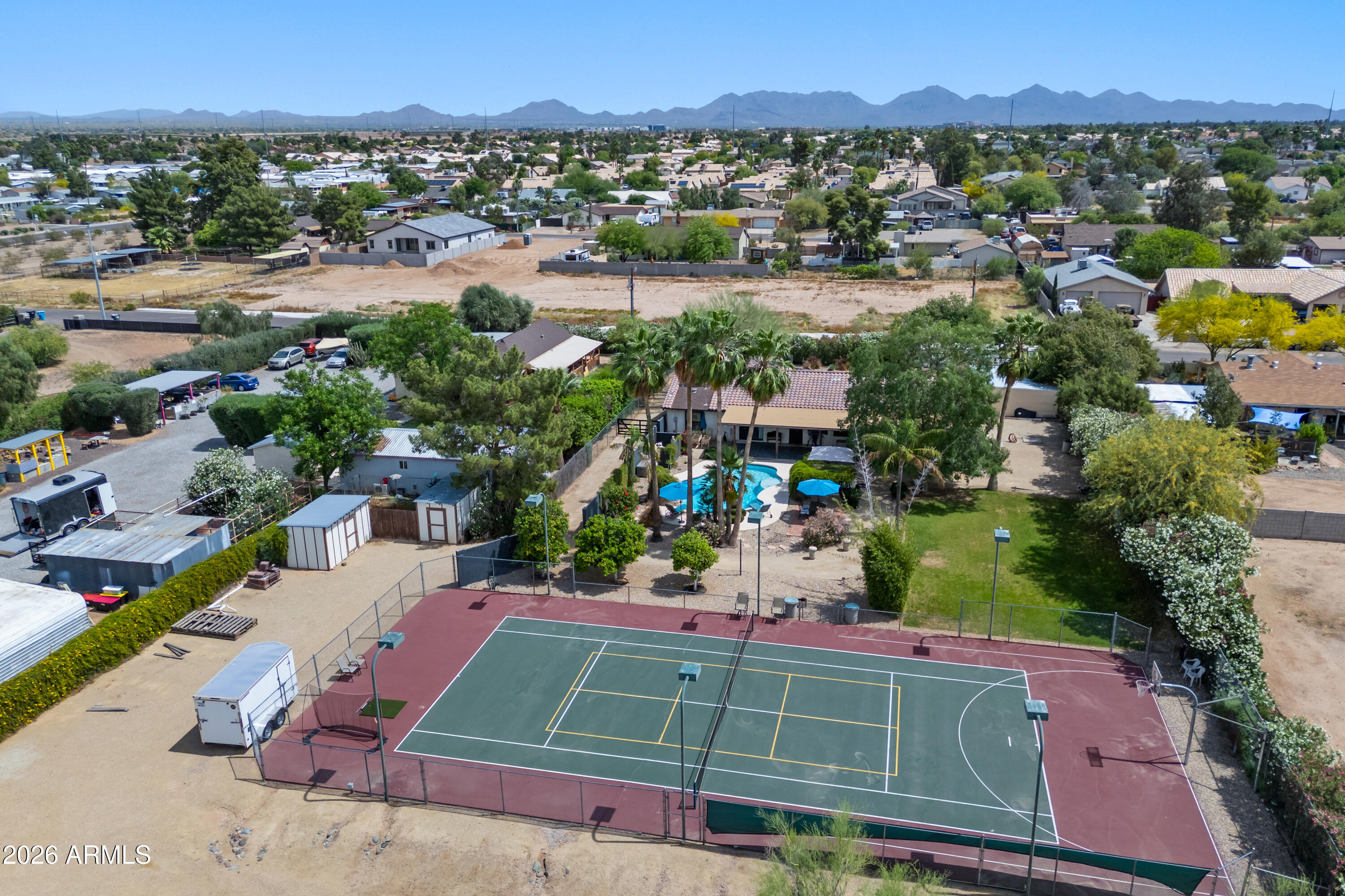 19216 North 29th Street Phoenix, AZ 85050 - Photo 36 of 42 Closer Aerial of Backyard