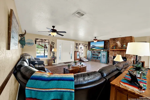 a room with furniture and a wooden floor