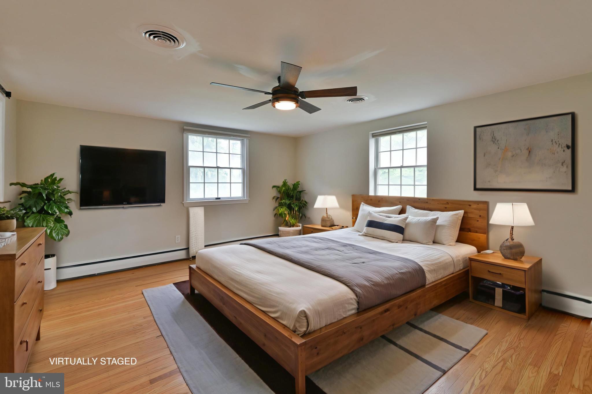 6113 West Mill Road Flourtown, PA 19031 - Photo 25 of 39 Hardwood Floors in Primary Suite VSTAGED