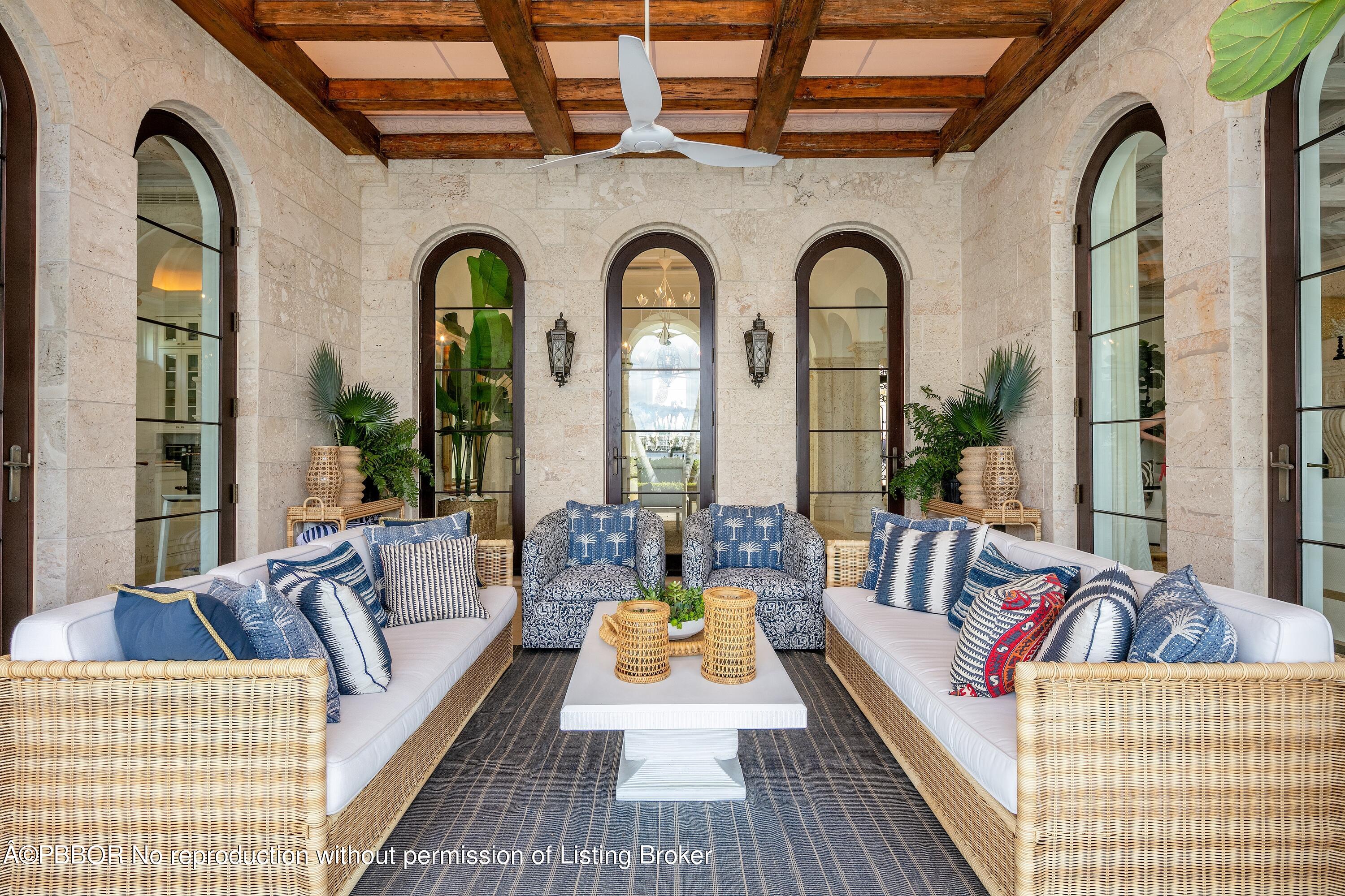 313 Dunbar Road Palm Beach, FL 33480 - Photo 49 of 73 Covered Loggia