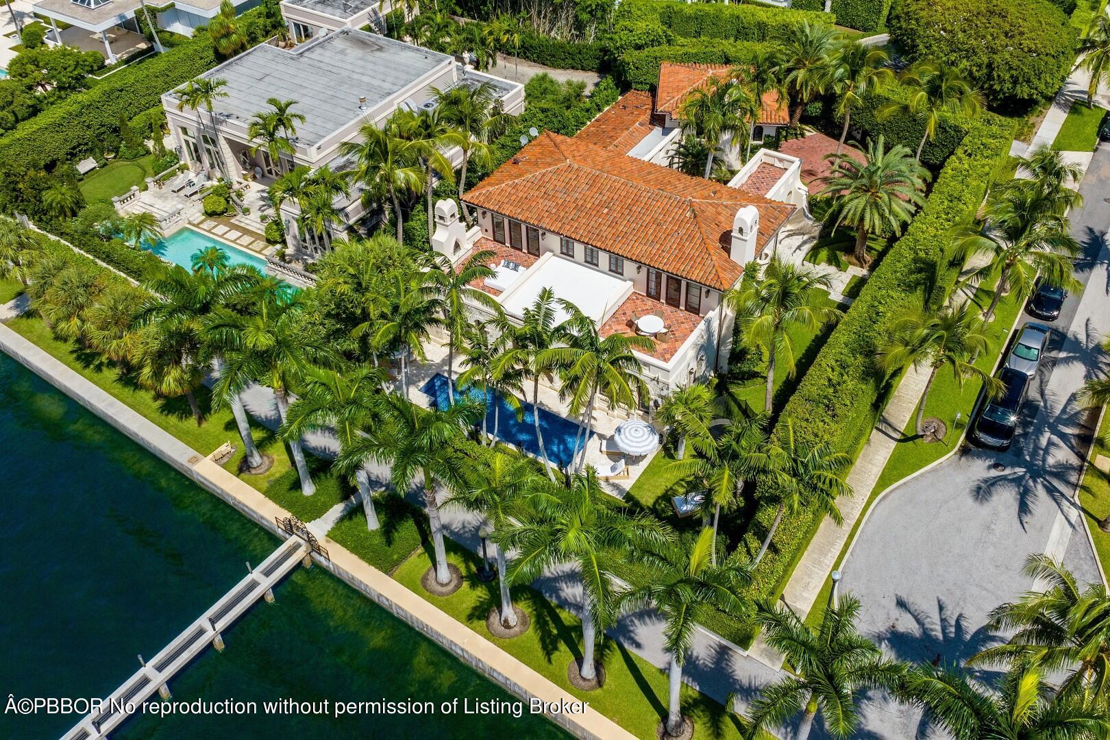 313 Dunbar Road Palm Beach, FL 33480 - Photo 63 of 73 an aerial view of a house