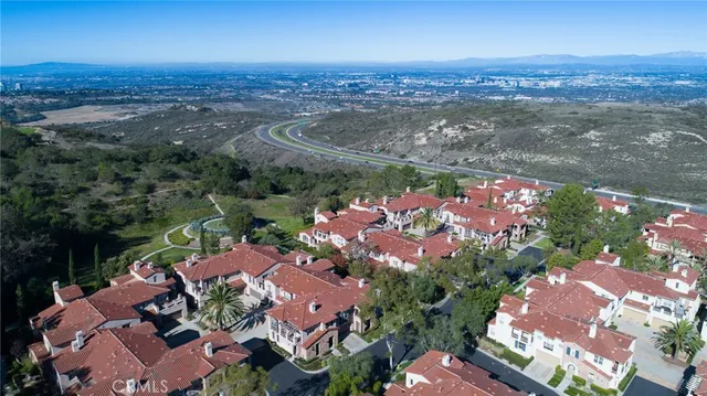 a view of a lake with a city