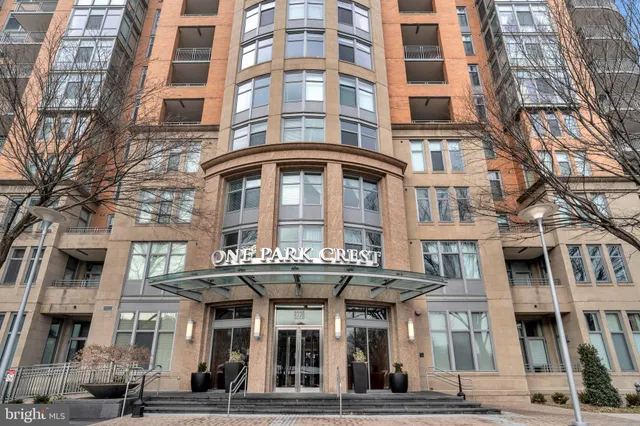 a front view of a building