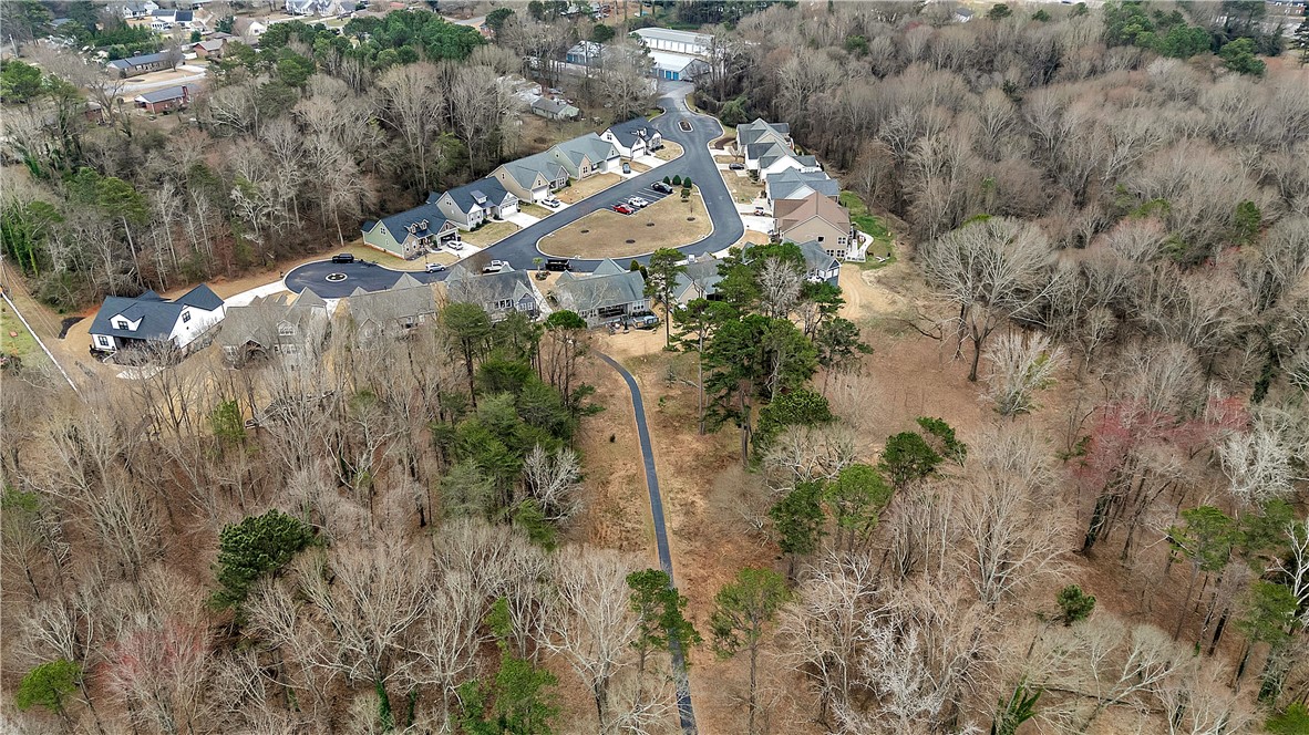 101 Riviera Circle Anderson, SC 29621 - Photo 34 of 35 This aerial perspective showcases a residential neighborhood nestled among verdant surroundings.