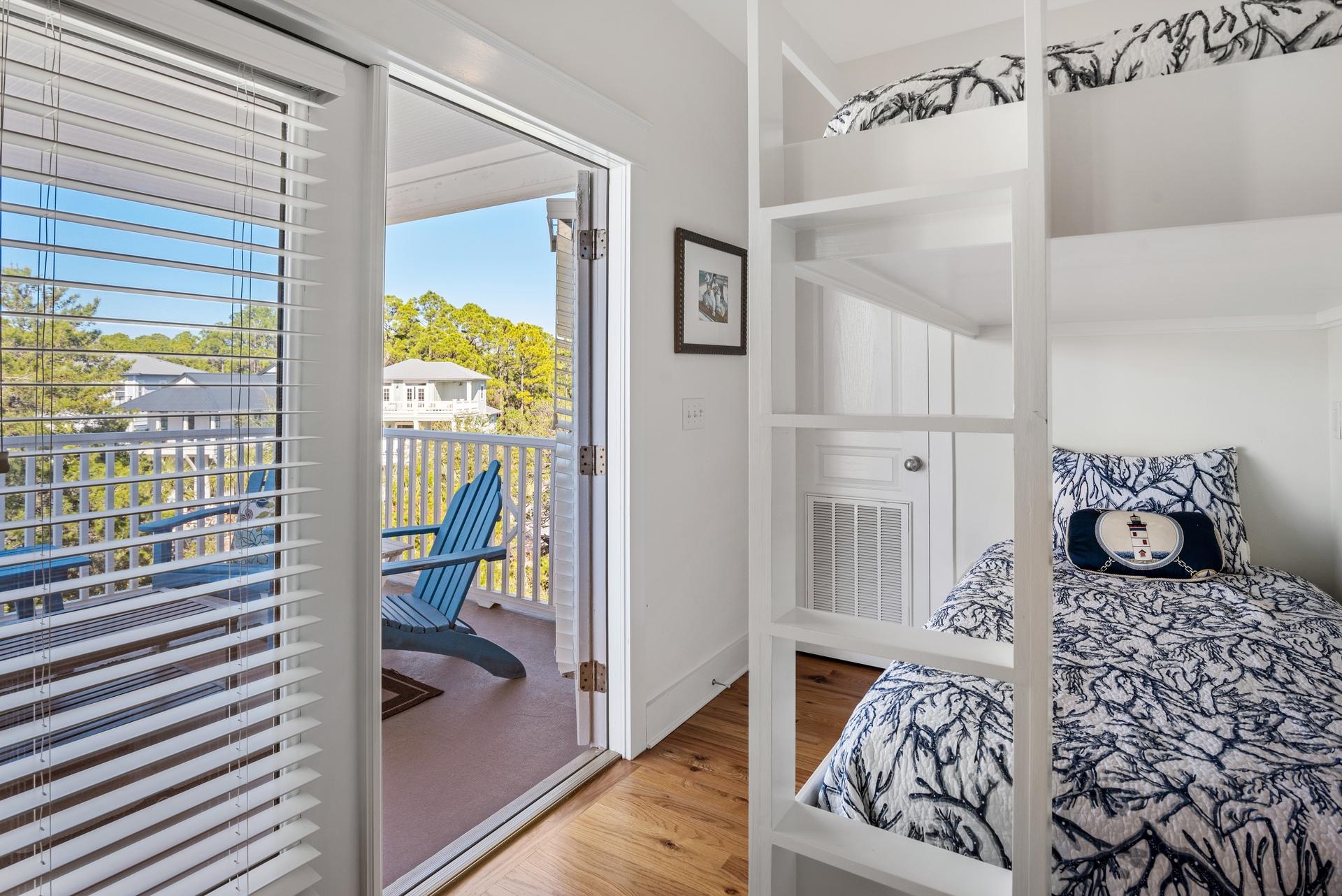 22 Moonlight Beach Lane Inlet Beach, FL 32461 - Photo 35 of 45 a bedroom with a bed and a window