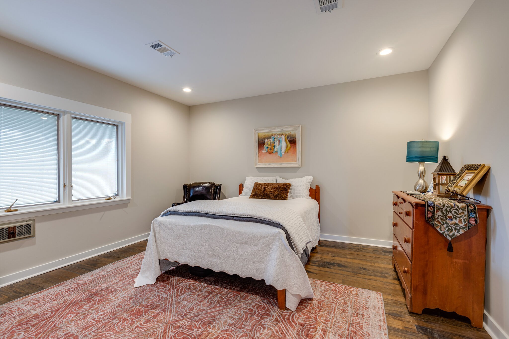 3111 Lewis Road Santa Fe, TN 38482 - Photo 26 of 40 a bedroom with a bed and wooden floor