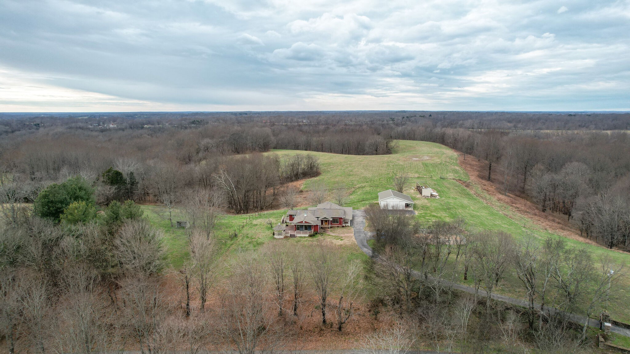 3111 Lewis Road Santa Fe, TN 38482 - Photo 33 of 40 an aerial view of a houses with outdoor space