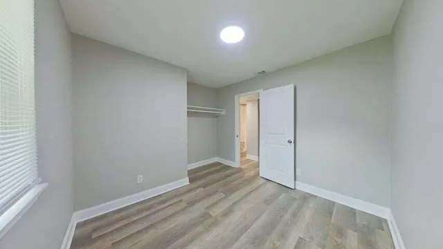 wooden floor in an empty room